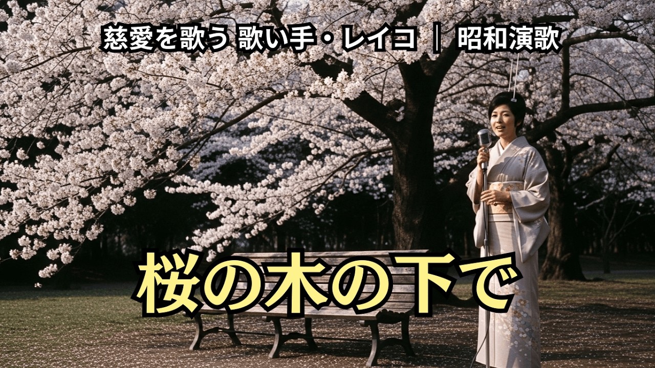 心温まる 桜の木の下で - 遠き貴方の幸せを願う母の歌 | レイコ 昭和