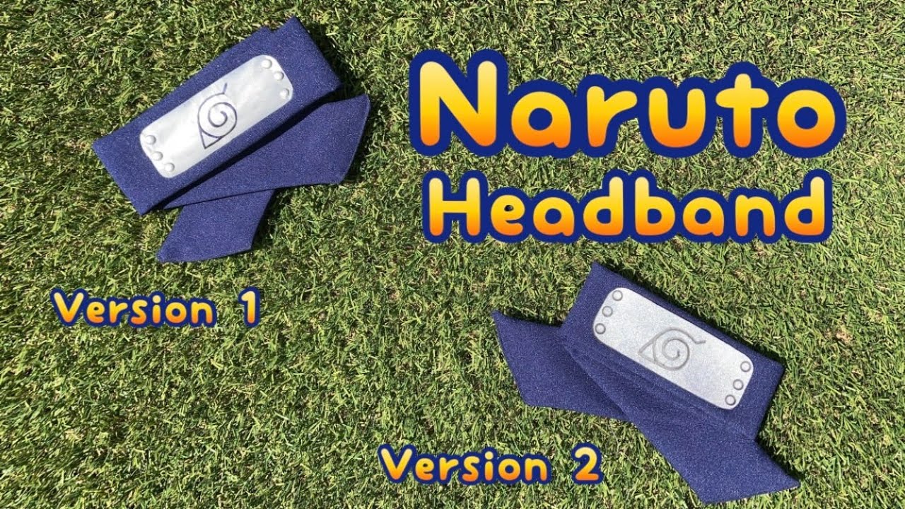 DIY SHINOBI HEADBAND two different ways! (Easy, Cheap, & Quick)