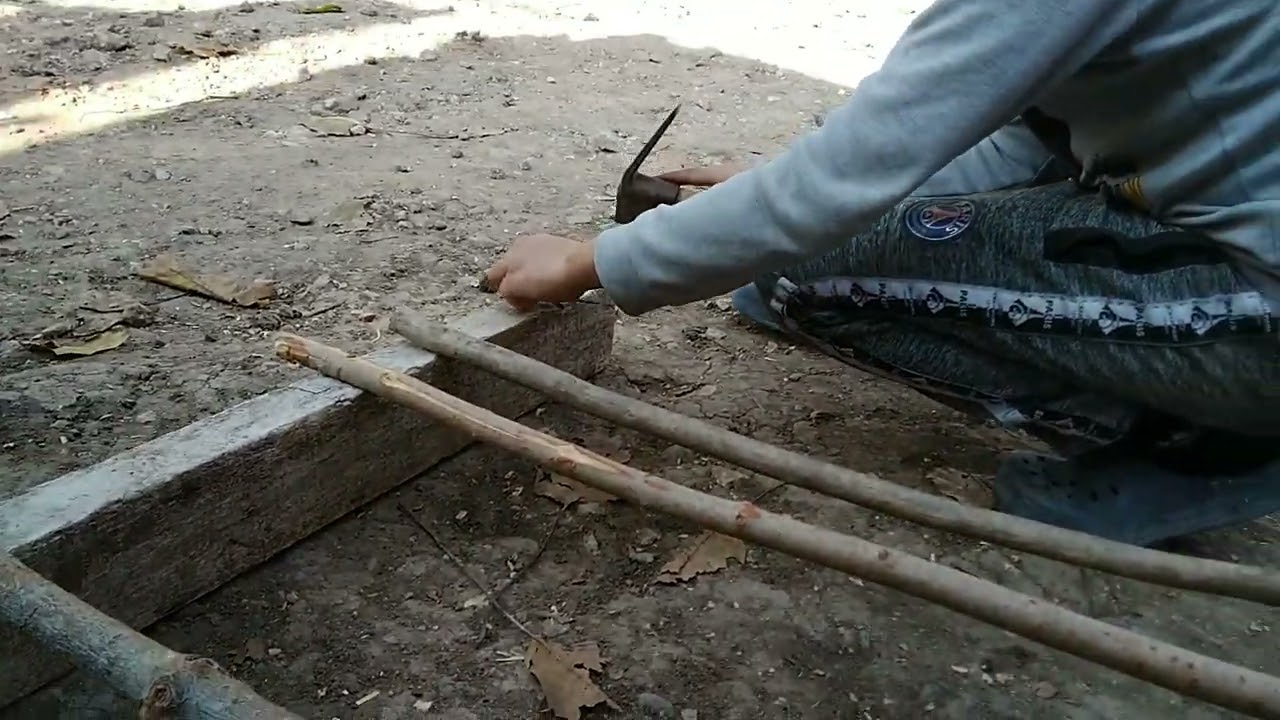 tavuklara tünek yapımı