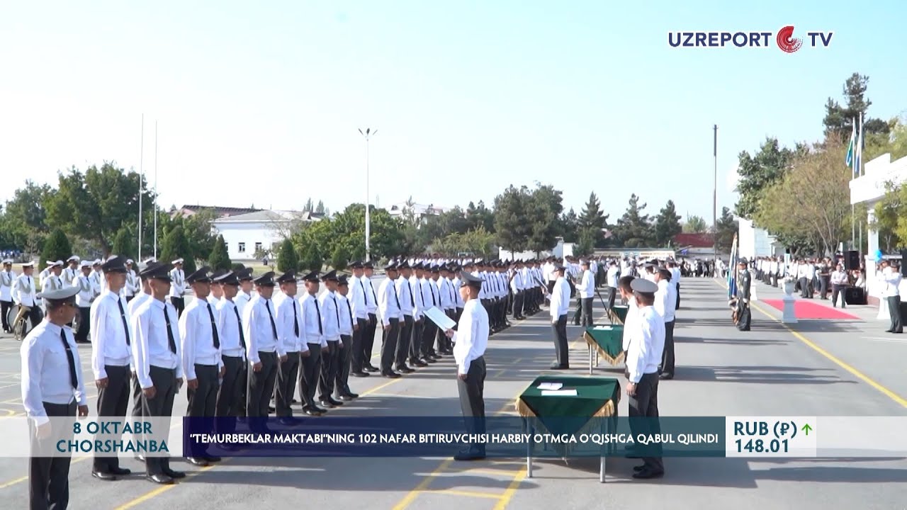 “Temurbeklar maktabi”ning 102 nafar bitiruvchisi harbiy OTMga o‘qishga qabul qilindi