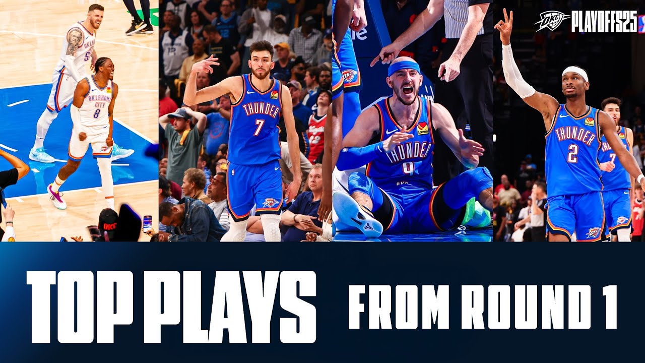Top Plays From Each Game in Round 1 ⚡ | NBA Playoffs | OKC Thunder