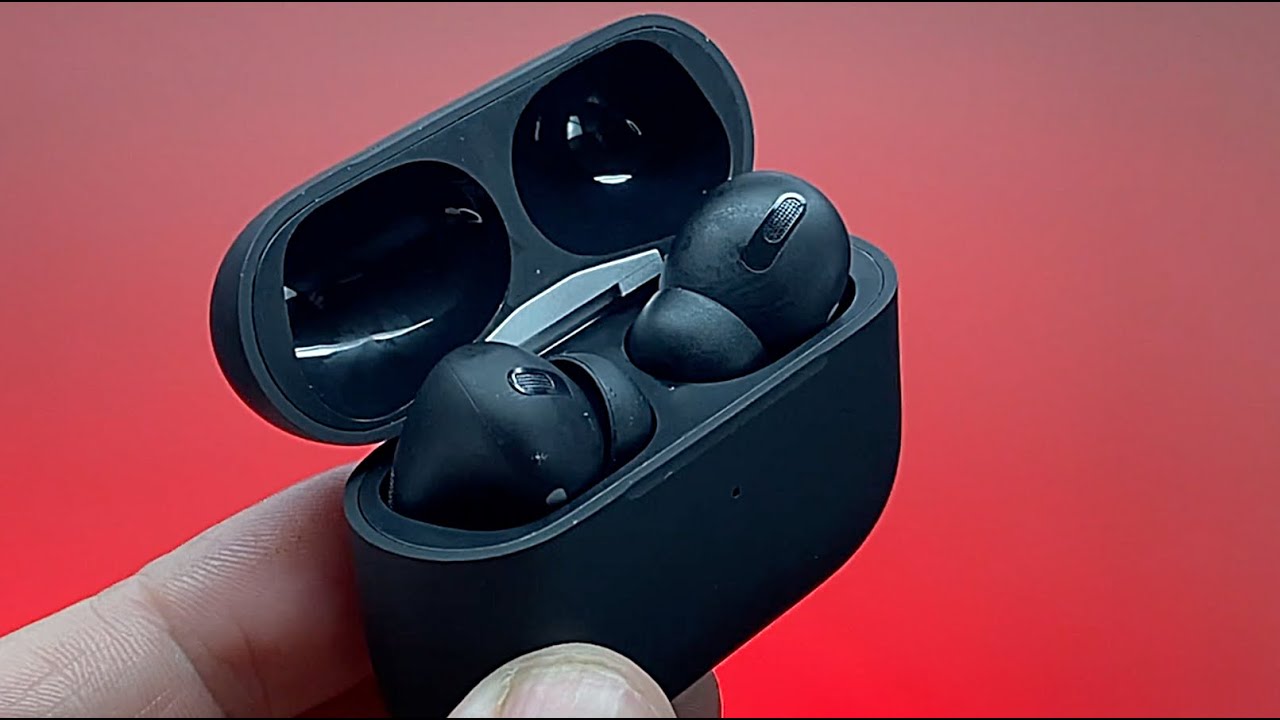 BlackPods Pro &mdash; KnockPods. Суперкопия AirPods Pro от KnockPods! Лучшая подделка матовых чёрных AirPods Pro?