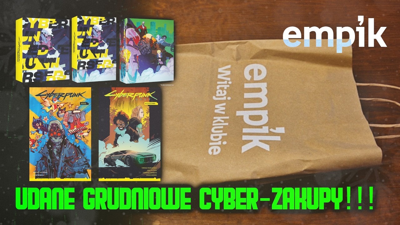 [Grudzień 2025] Kupiłem OFICJALNE Fizyczne Wydanie Blu-ray Cyberpunk Edgerunners + Komiksy za 430zł