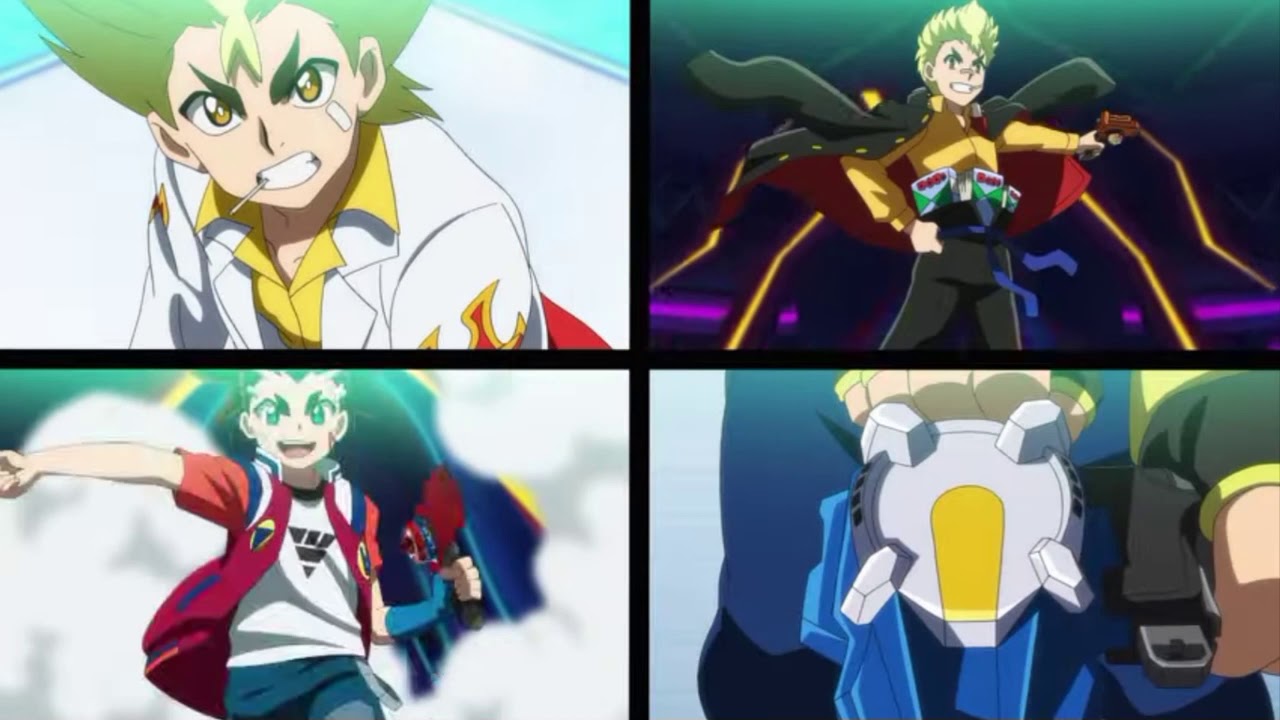 Valt & Rantaro Vs Aiger & Ranjiro | Beyblade burst Episode 45