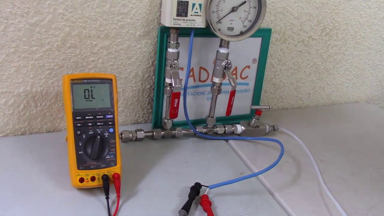 calibracion de interruptor de presion