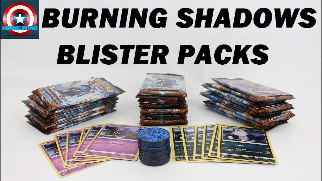 Opening 36 Booster Packs Of Pokémon Burning Shadows!