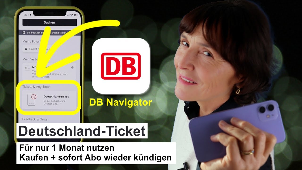 Deutschland-Ticket: Ticket kaufen und sofort wieder kündigen.  Das Ticket nur für 1 Monat nutzen.