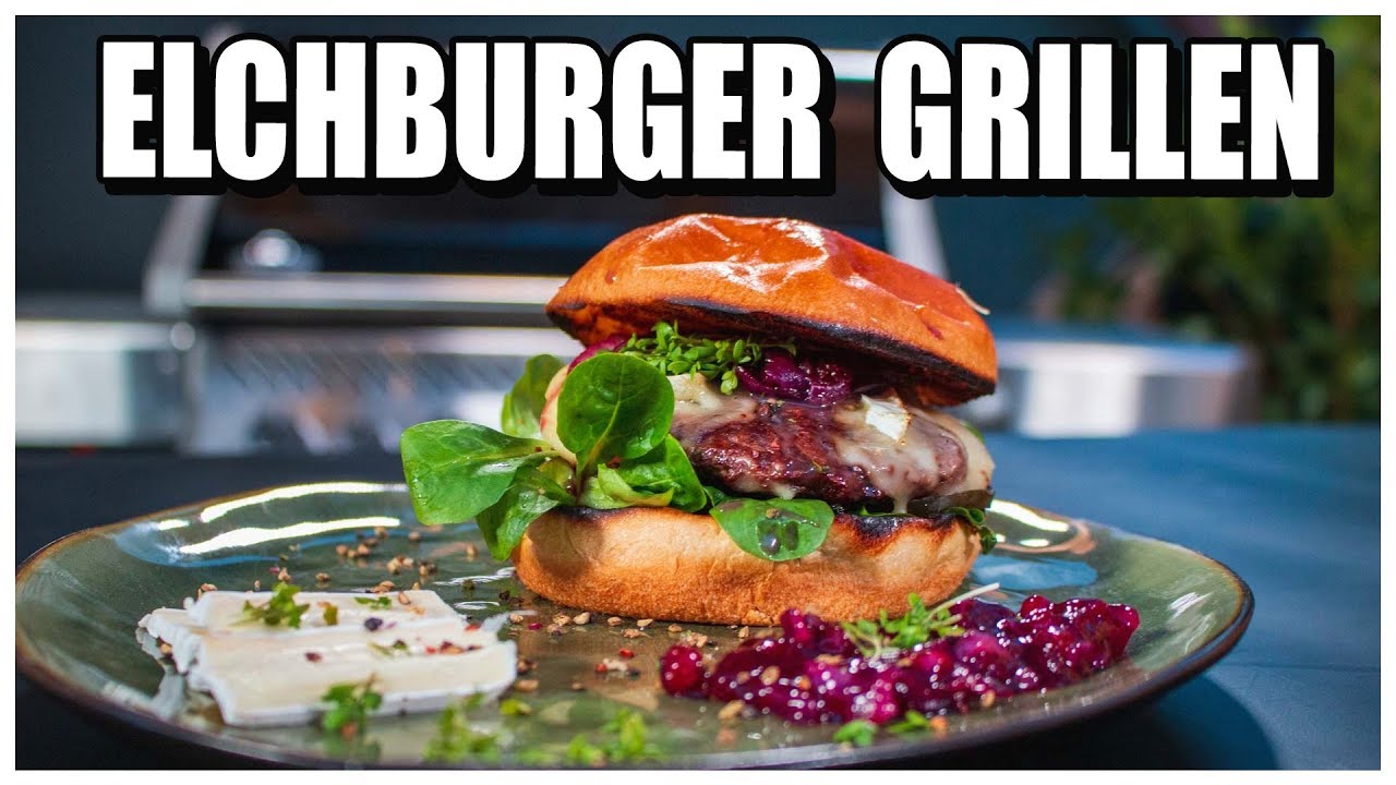 Wie schmeckt Elchfleisch? | Gegrillter Elch Burger Rezept