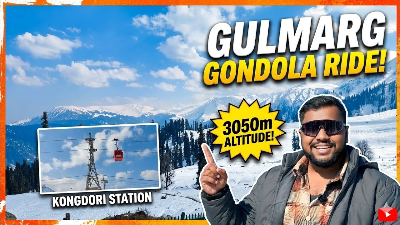 Gulmarg Gondola Ride ❄️ | Asia’s Highest Cable Car Experience 🚡 |Odisha To Kashmir vlog ll