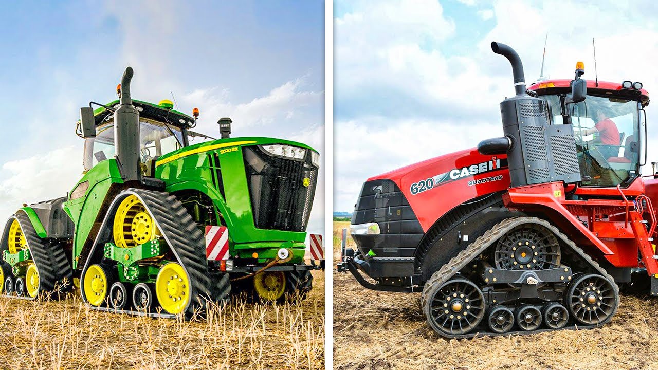 Тракторы John Deere 9RX ЛУЧШЕ, чем Case IH Quadtracs... Вот почему!