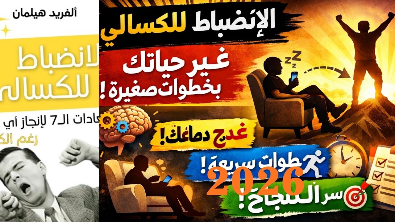 كيف تخدع دماغك الكسول وتنجز أهدافك؟ الدليل الواقعي للانضباط الذكي