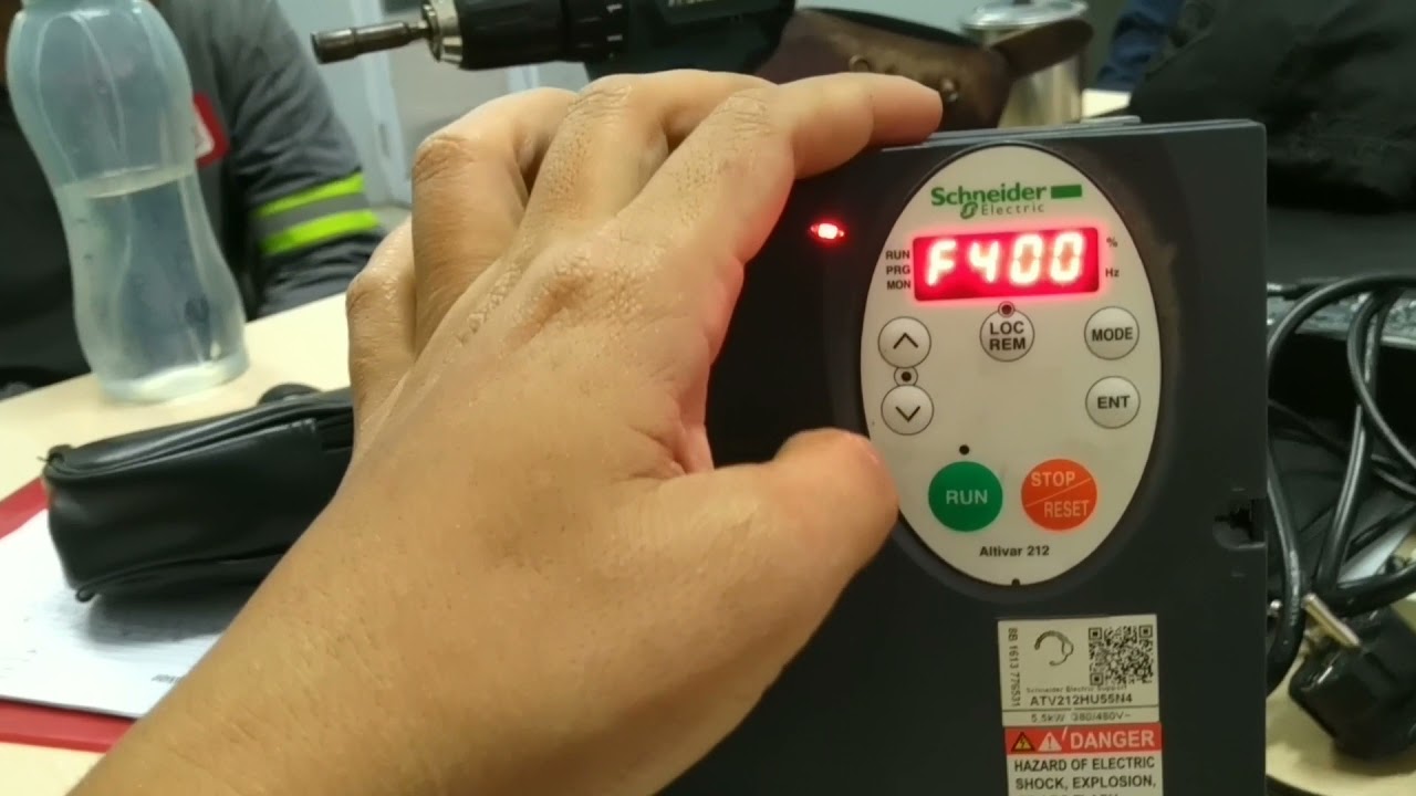 Setting Inverter Schneider ATV212