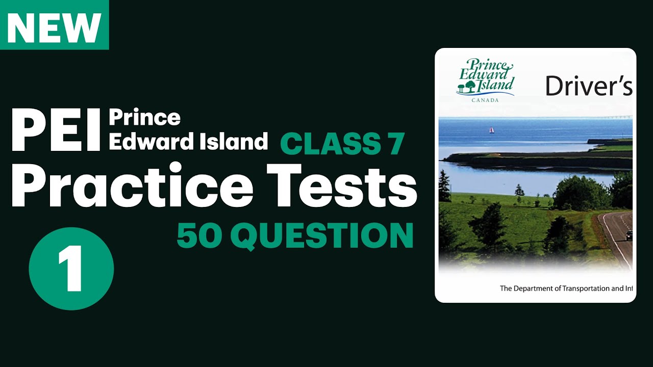 PEI Class 7 Learner’s Licence Practice Test | Part 1 | #PrinceEdwardIslandDrivingTest #PEIClass7