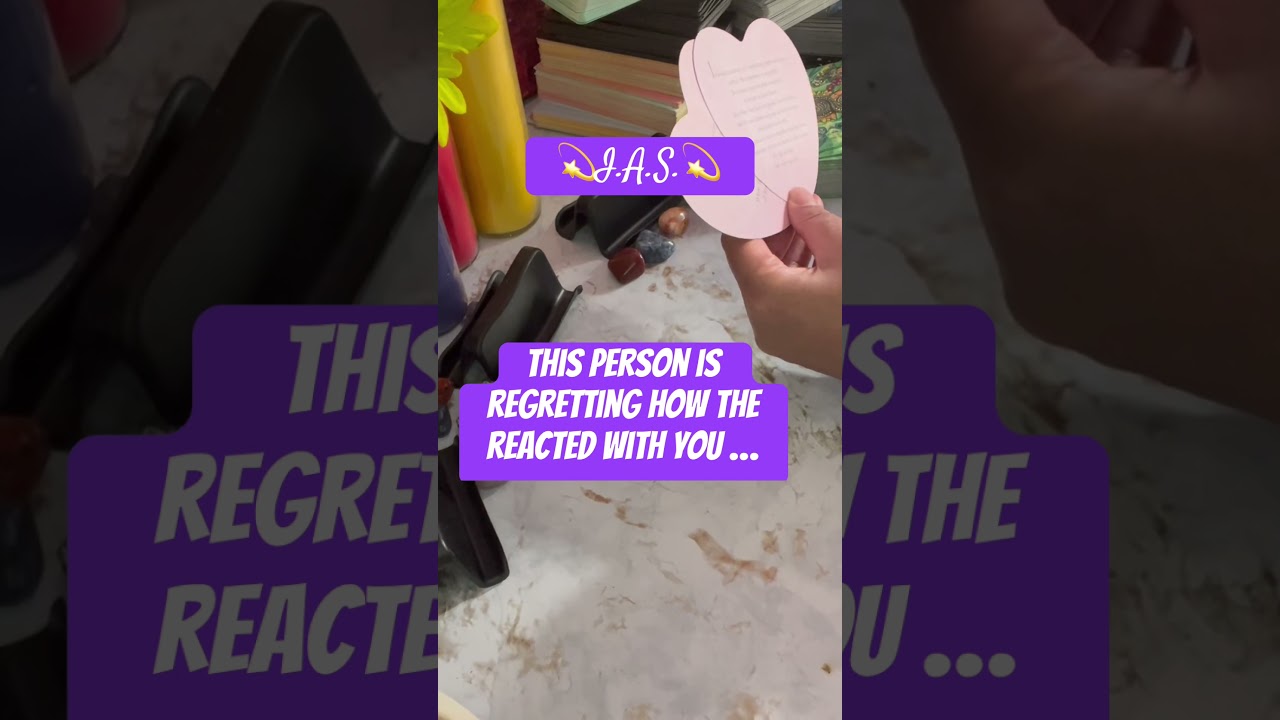 They Regretting How They Reacted With You #shorts #short #timelesstarot #lovemessage #dm #df #tarot