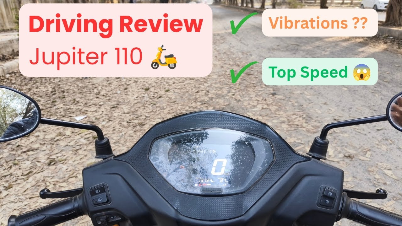 TVS Jupiter 110 Driving Review | Vibrations, Top Speed & Real Road Experience 🛵🔥