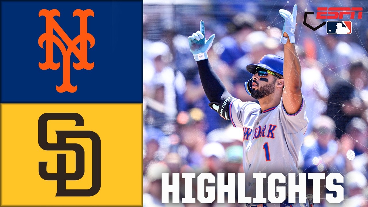 New York Mets &mdash; San Diego Padres | Лучшие моменты матча | ESPN MLB