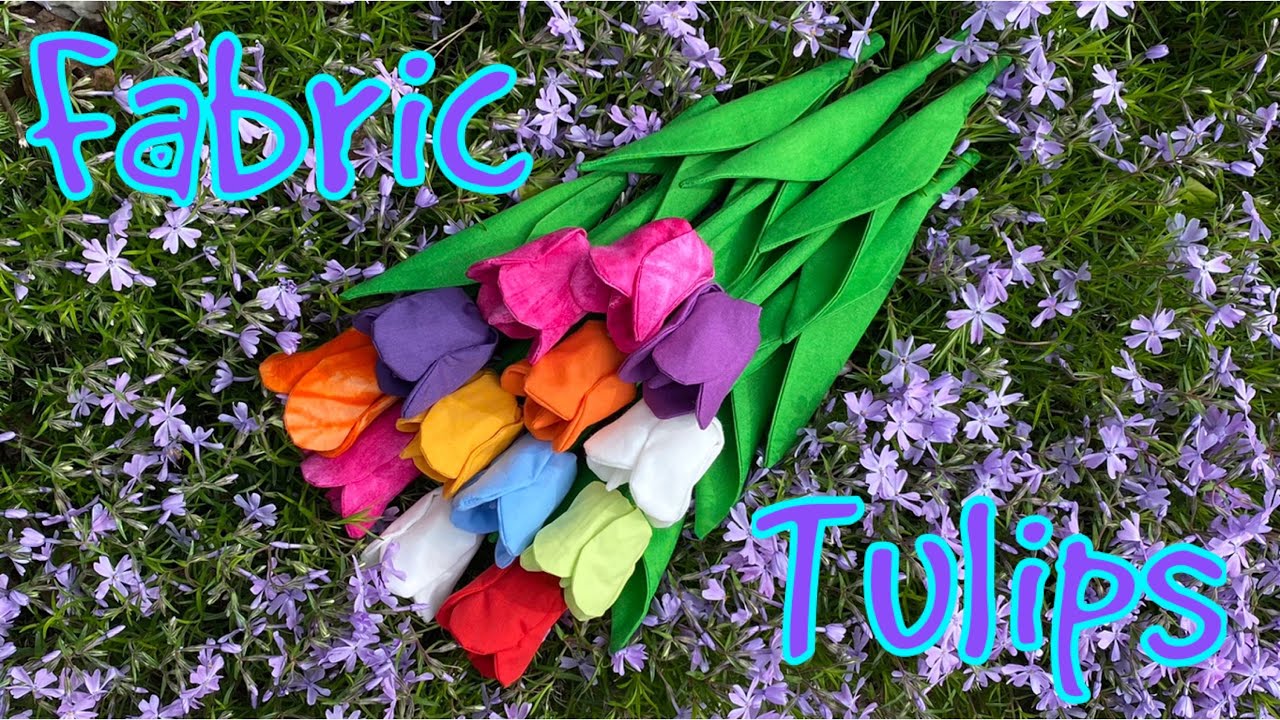Fabric Tulips