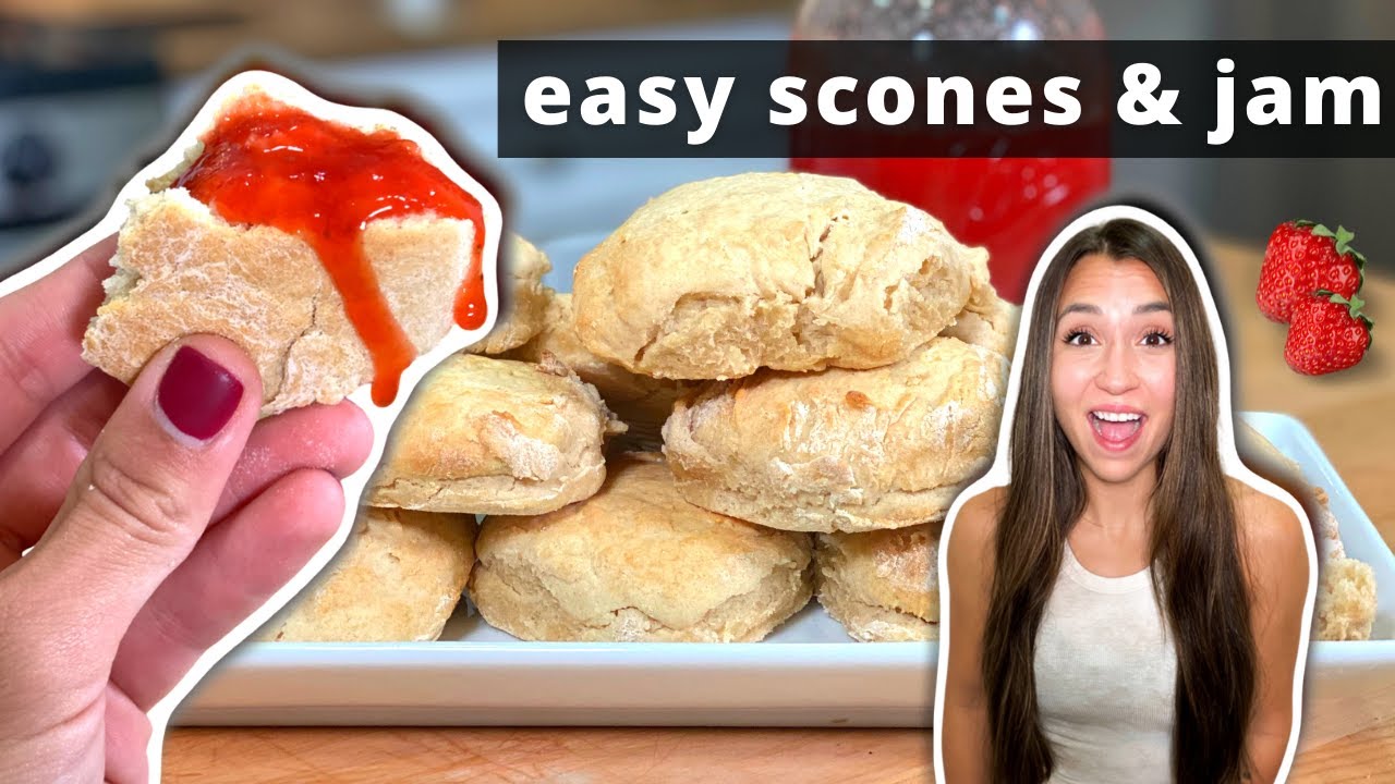 MAKING SCONES & JAM AT HOME!
