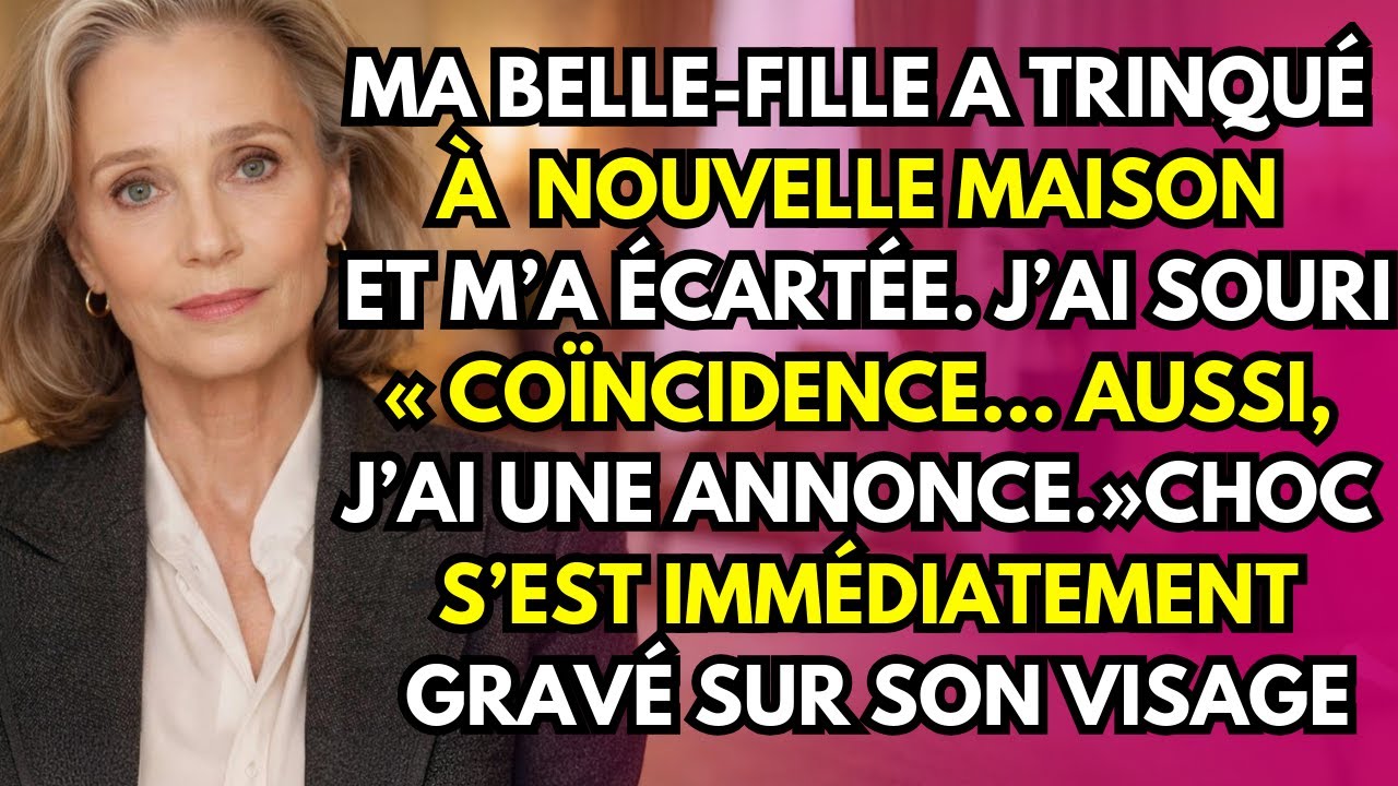 Nous n’avons plus besoin de cete maison, ni de toi. Reste ici , a dit ma belle-fille. Qu’ai-je fait?