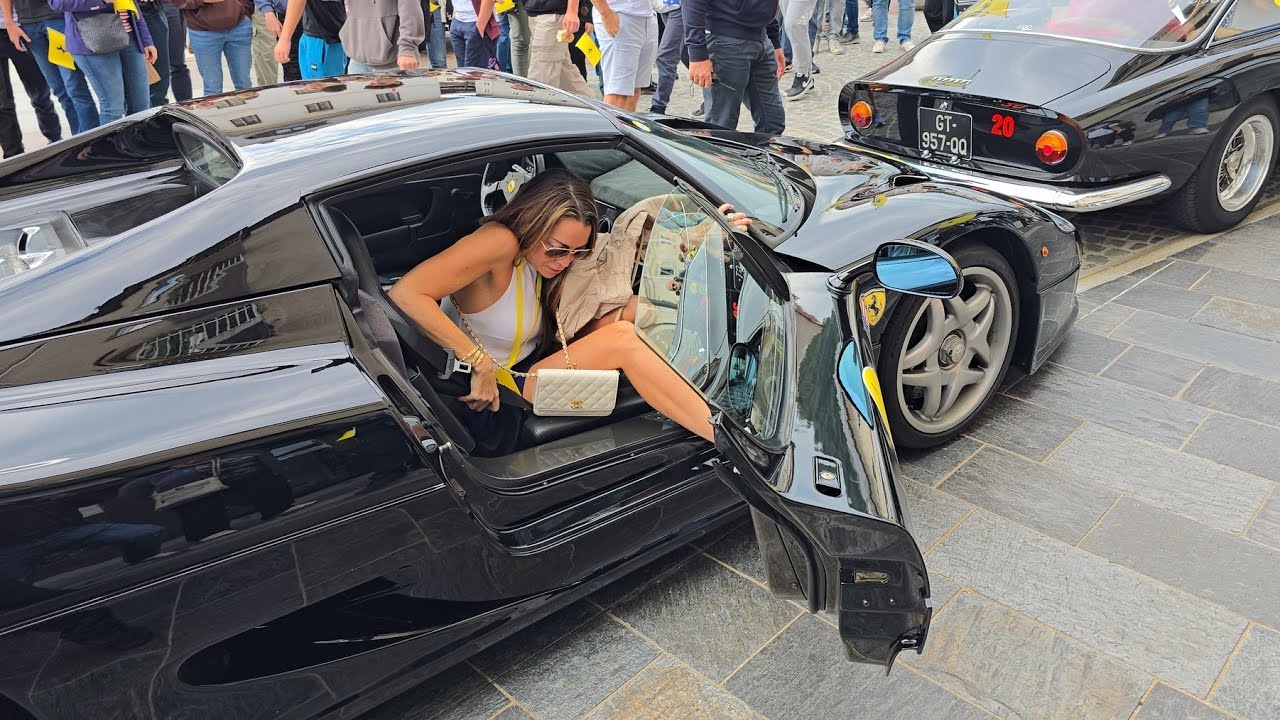FERRARI CAVALCADE 2024 CLASSICHE arriving in Slovenia Idrija 2024