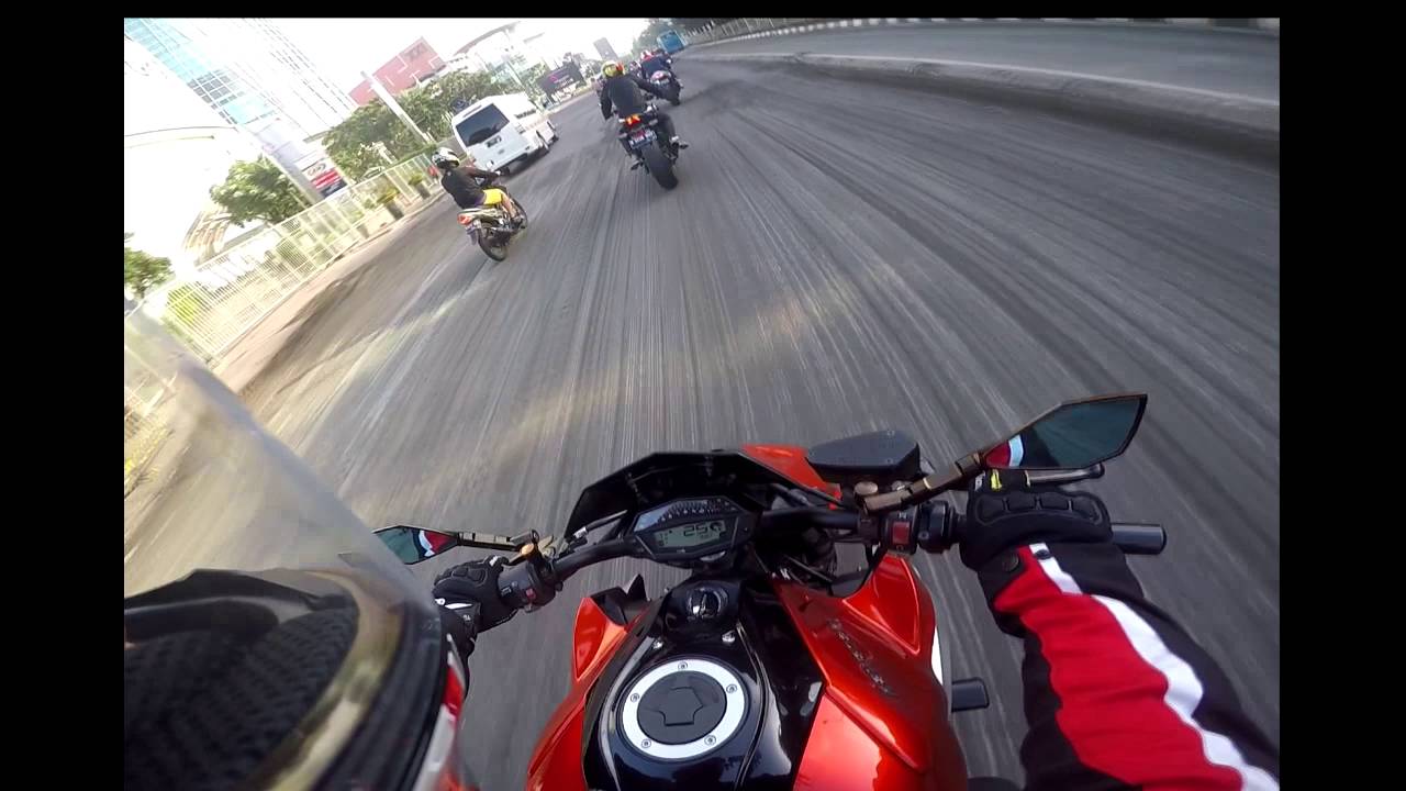 Kawasaki Z1000 Ride in Jakarta, Indonesia