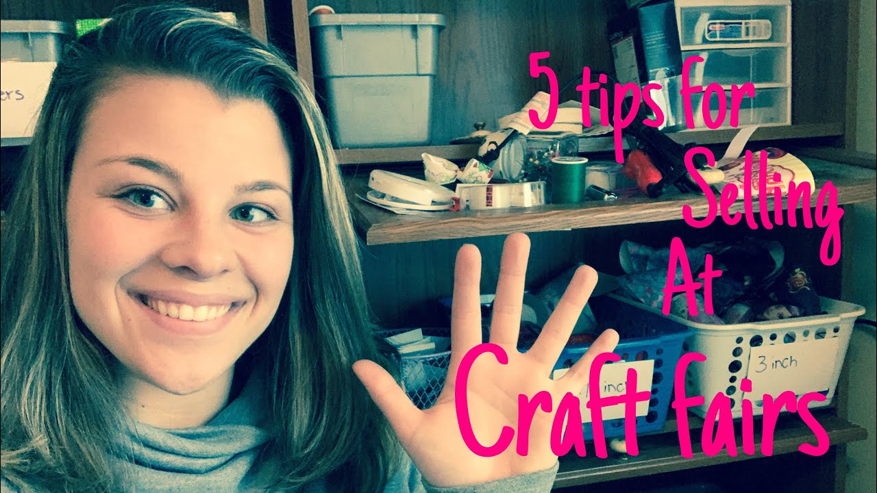 5 tips for selling at craft fair for beginners