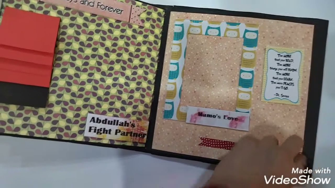 Hamdae Customized Scrapbook for School achievements