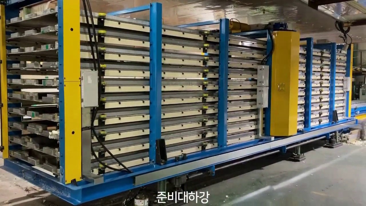 핫프레스 라인 구동(5-layer Hot press line 1350-8500)
