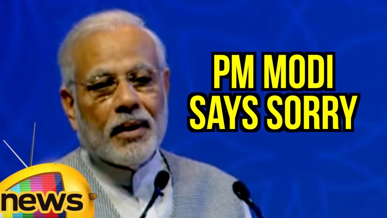 PM Modi Says Sorry To Information Technology Members At 14th Pravasi Bharatiya Divas | Mango News