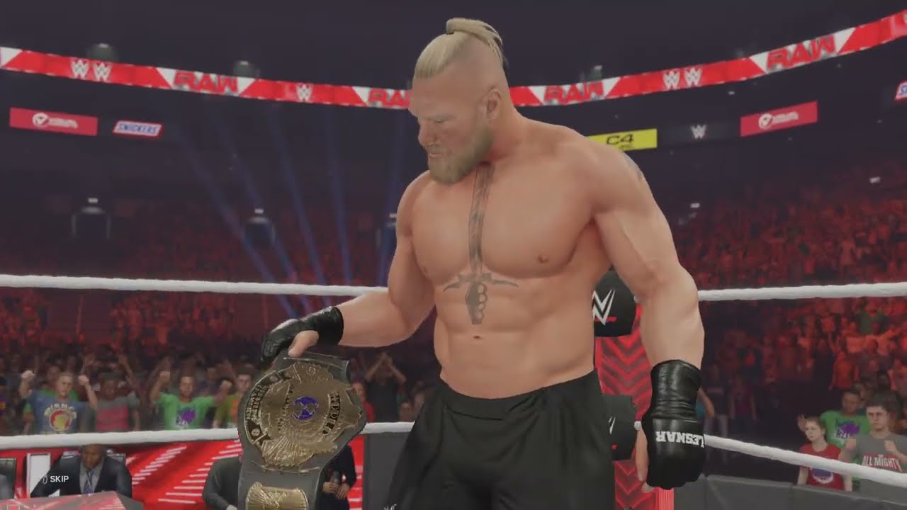 Drew McIntyre v Brock Lesnar WWE 2K23 PS5