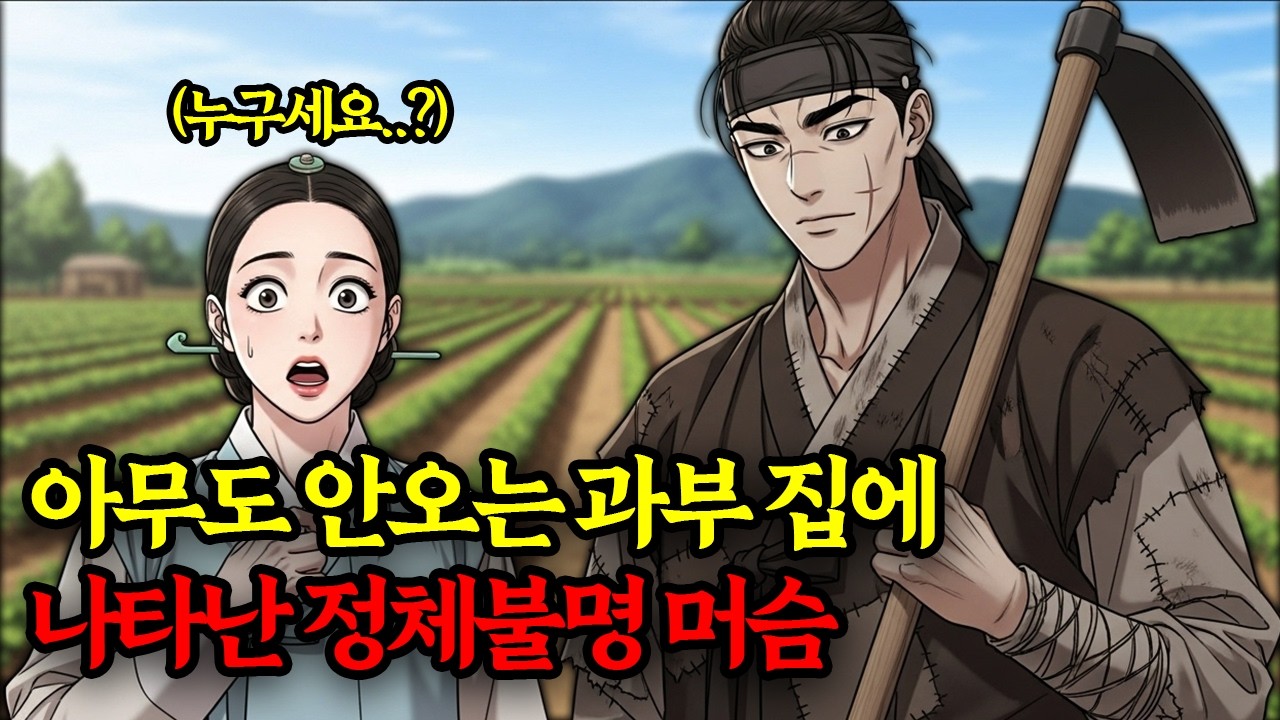 쫓겨난 과부 집에 갑자기 나타난 심상치 않는 머슴 근데 정체가 수상하다?