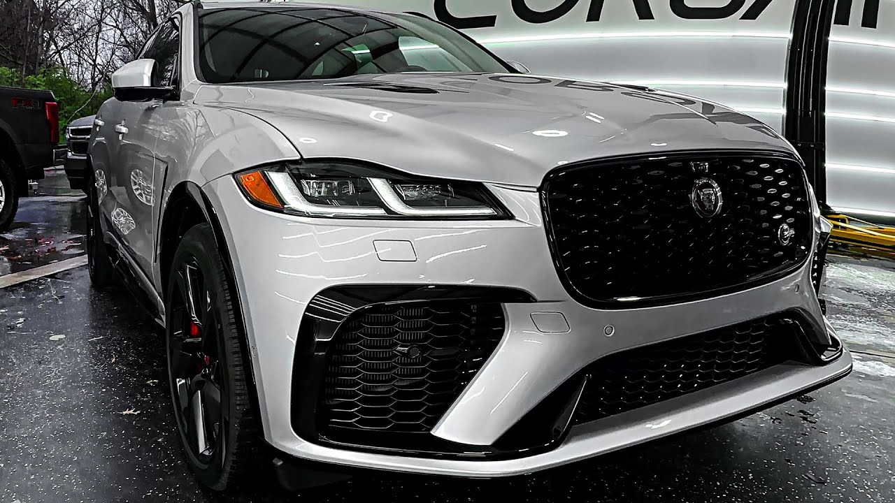 2023 Jaguar F-Pace SVR - Детали интерьера и экстерьера (внедорожник Дикий внедорожник)