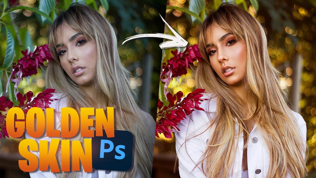 Como Criar Pele Dourada no Photoshop // Skin Tones