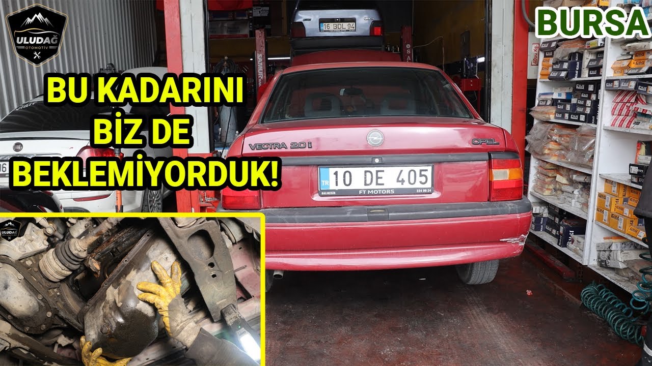 YAĞ KARTERİ S&Ouml;K&Uuml;LEN ARABA KRANK YATAKLARINI D&Ouml;KM&Uuml;Ş! (Opel Vectra 2.0 İ Motor Yağ ve Su Eksiltmesi)