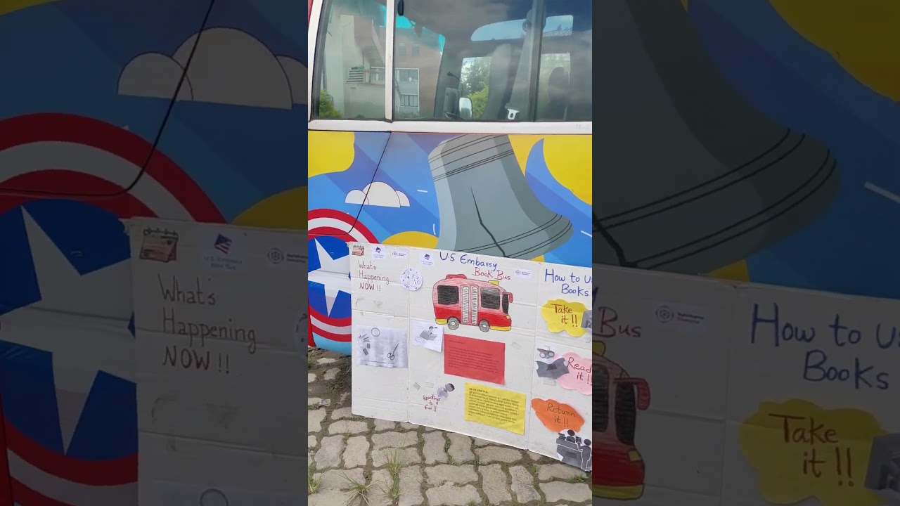 Mobile Library Experience | US Embassy Nepal Book Bus