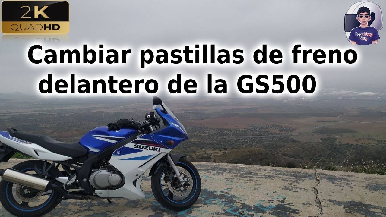 Suzuki GS500F - Cambiar pastillas de freno delantero en la GS500  -  Febrero 2022