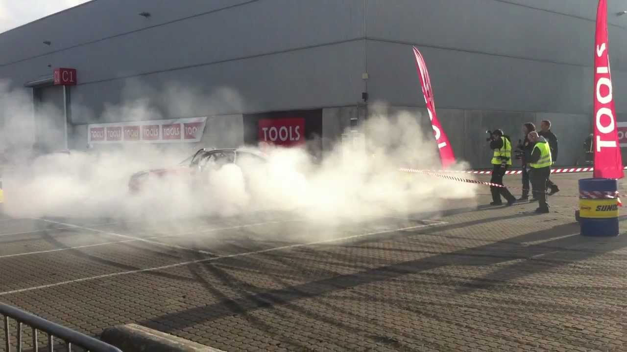 Petter Solberg goes crazy on Oslo Motorshow 2011