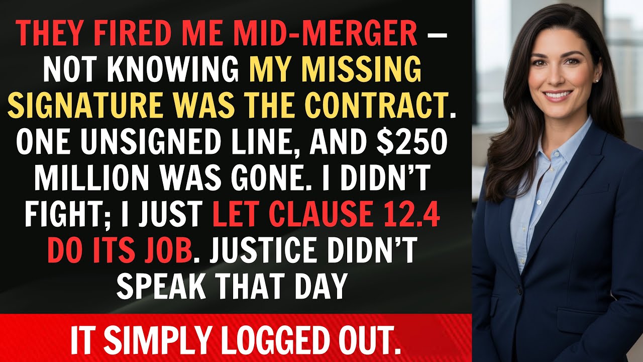Fired Unfairly. Then My Clause Ended Their $250M Merger | Corporate Karma