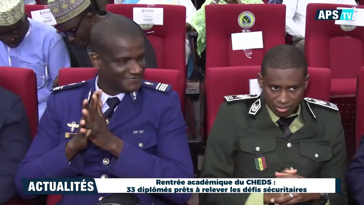 Rentrée académique du CHEDS : 33 diplômés prêts à relever les défis sécuritaires