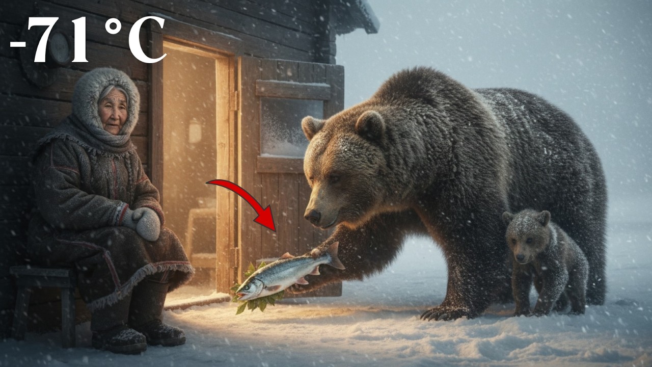 What Happens When She RESCUE a Bear Cub in Extreme Cold –71°C?