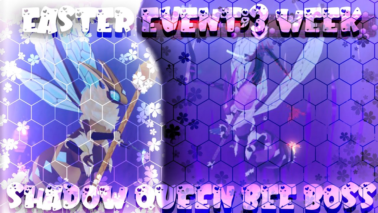 Easter event:3 week, SHADOW QUEEN BEE BOSS|TUTORIAL|Dragon adventures, roblox🍯🐝