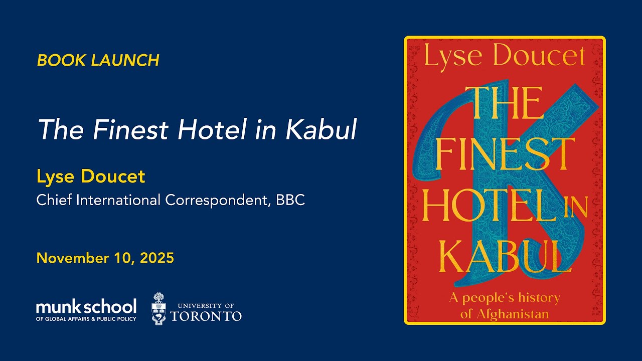 Book Event: Lyse Doucet on The Finest Hotel in Kabul