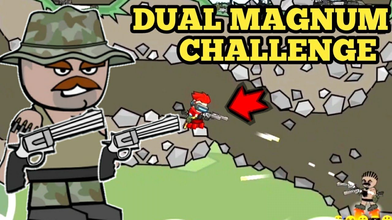 DUAL MAGNUM CHALLENGE IN MINI MILITIA !!