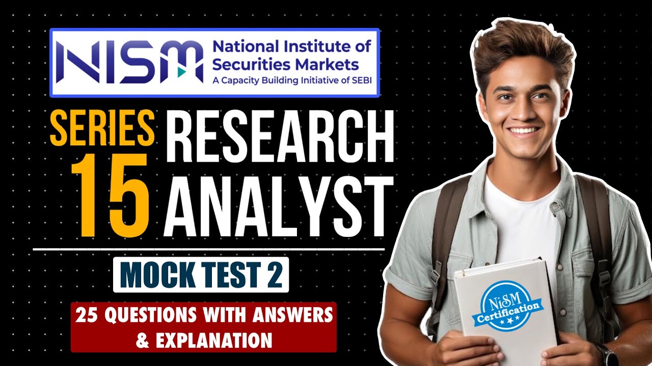 MOCK TEST 2 : Nism Series XV Research Analyst Exam | Nism Practice Questions | #nismexam