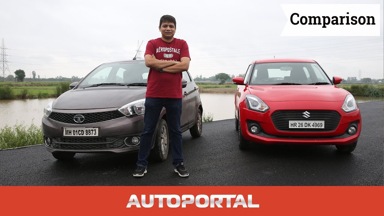 Tata Tiago Vs Maruti Suzuki Swift Comparison Review - Auto Portal