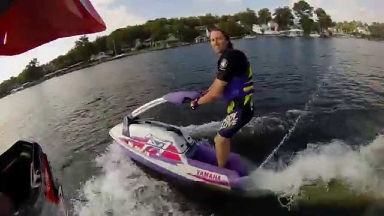 Stand Up JetSki Riding at Lake Lotawana