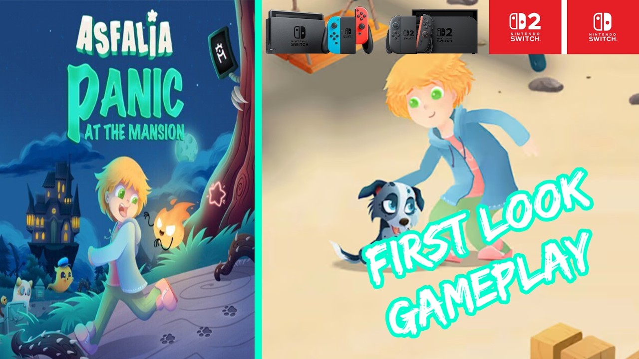 Asfalia: Panic at the Mansion – Nintendo Switch / Switch 2 Gameplay