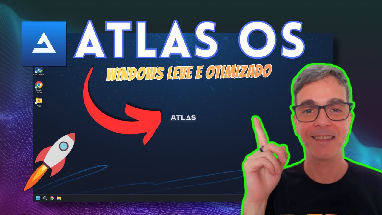 ⚡ ATLAS OS v0.5 &mdash; O WINDOWS LEVE e OTIMIZADO para 2025! 🔥