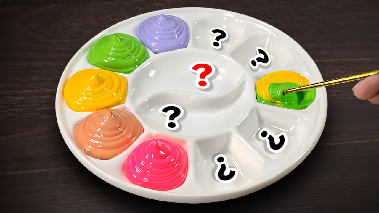 You Won't Believe These Colors Came from Just 5! Satisfying Color Mixing