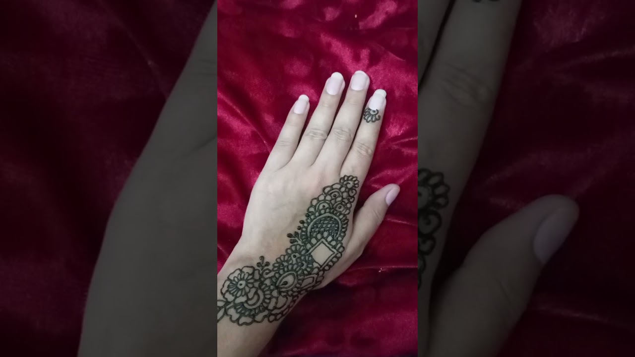 😱🔥 easy top Arabic mehndi design | wedding Eid 2026 |#mehndidesign simple #madhi #eid #mehandi 